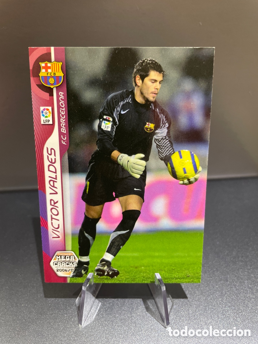 Cromos de f&uacute;tbol: Victor Valdes 38 MGK Megacracks 2006-07 2006 2007 FC Barcelona