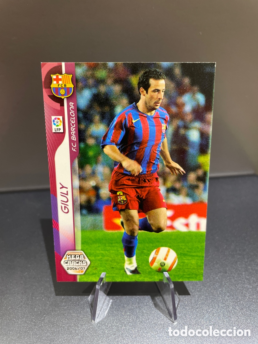 Cromos de f&uacute;tbol: Giuly 51 MGK Megacracks 2006-07 2006 2007 FC Barcelona