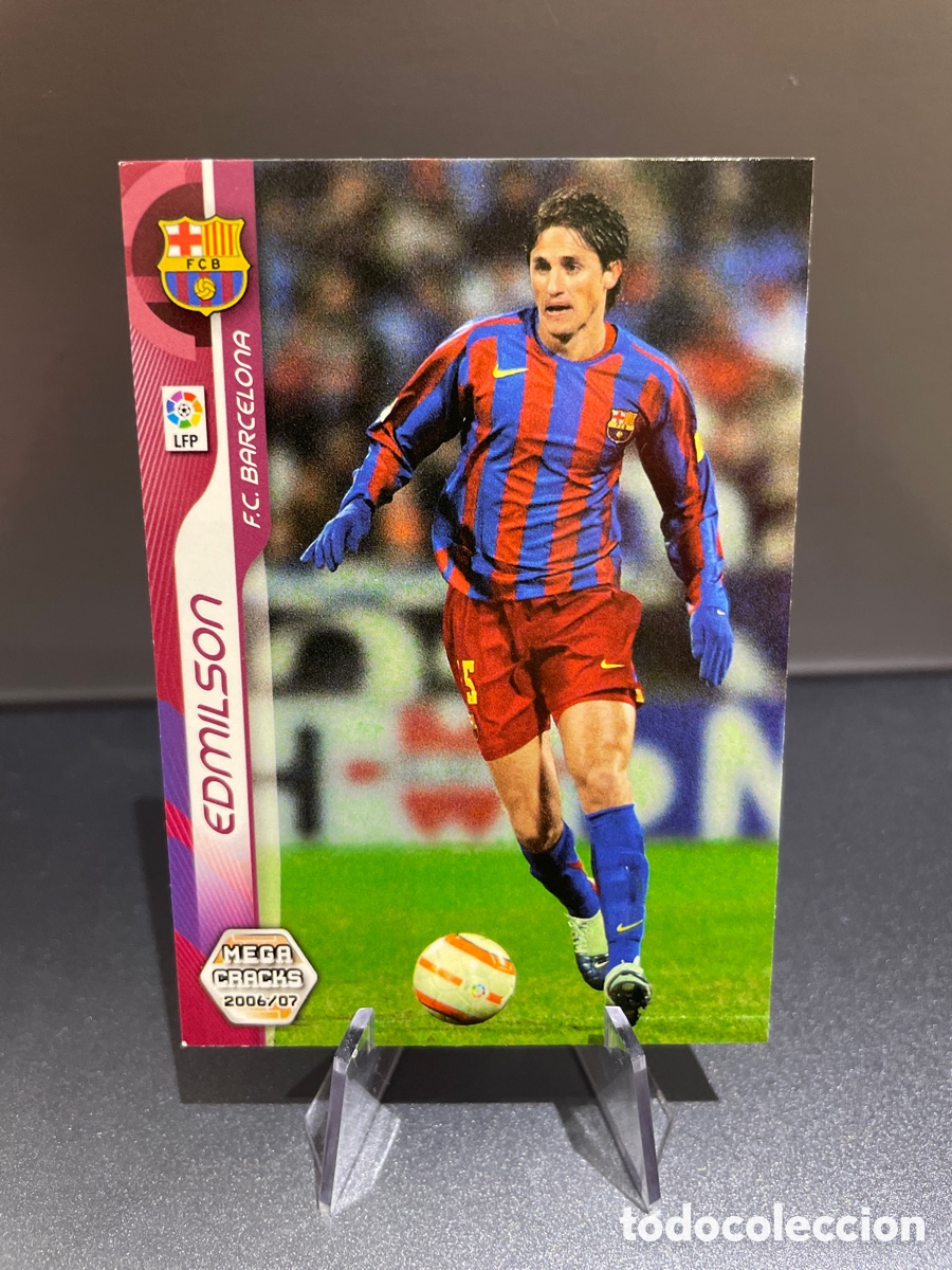 Football Stickers: Edmilson 45 MGK Megacracks 2006-07 2006 2007 FC Barcelona