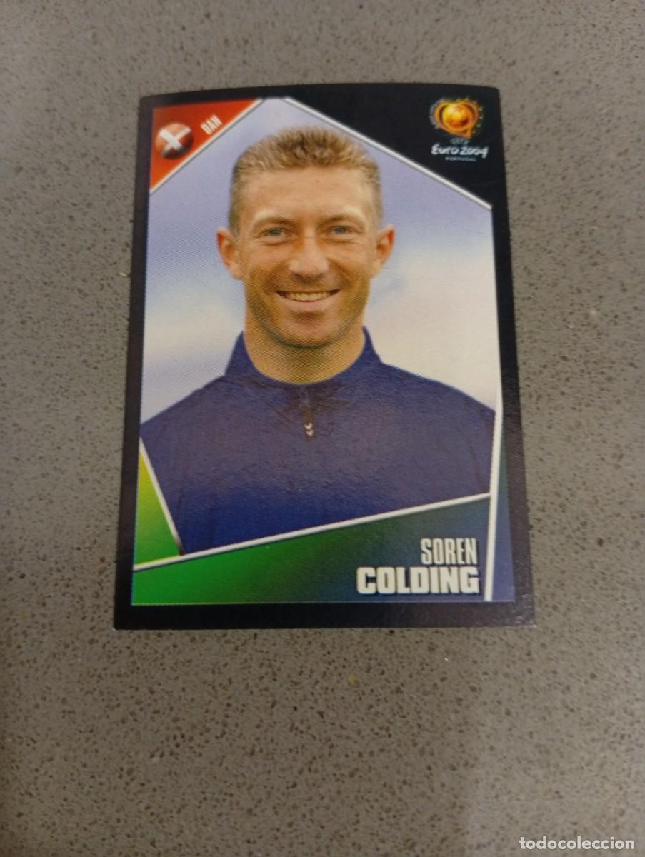Football Stickers: SOREN COLDING 243 DINAMARCA EURO 2004 PORTUGAL NUNCA PEGADO SIN PEGAR