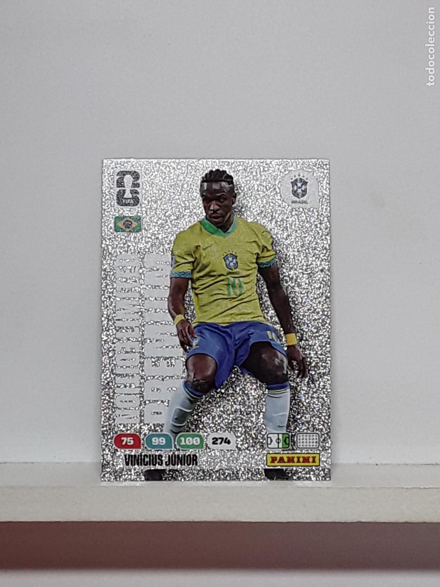 Figurine di Calcio: ADRENALYN MUNDIAL 2026 WORLD CUP 26 ALBUM PANINI N LIMITADA PREMIUM BRASIL BRAZIL VINICIUS JUNIOR