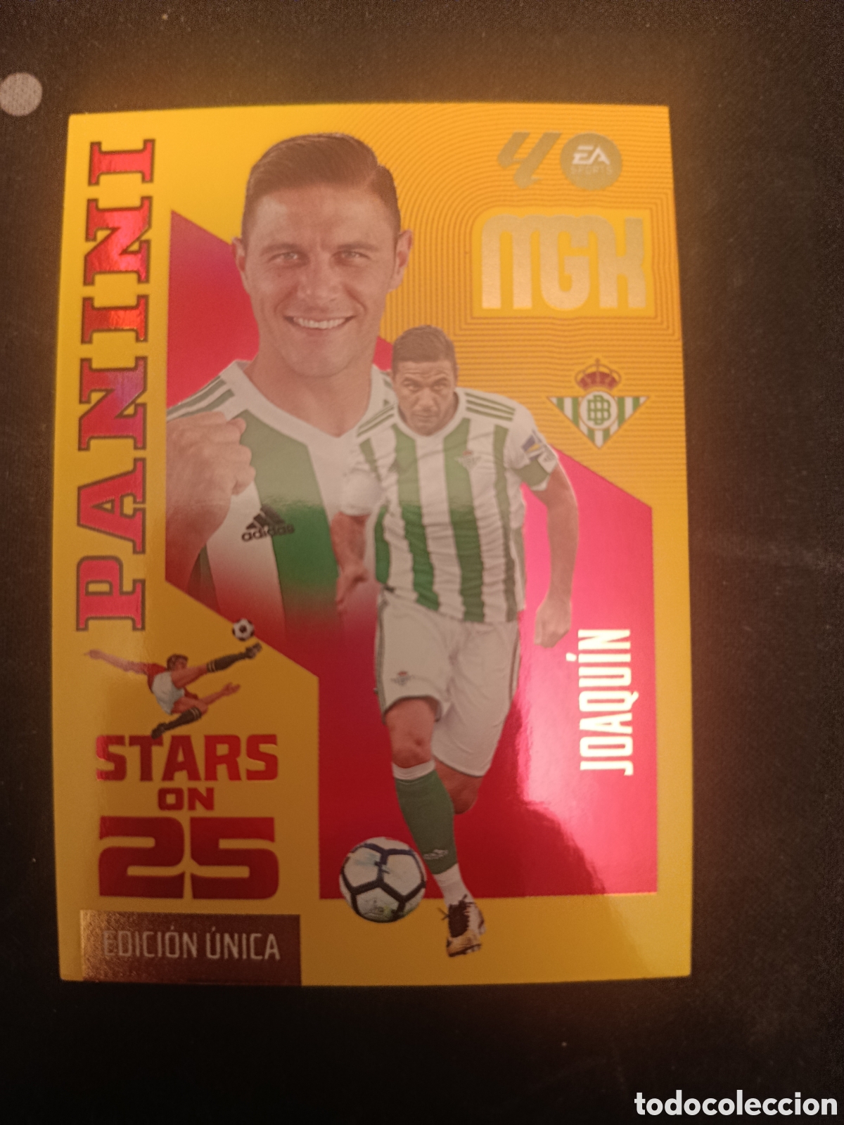 Cromos de f&uacute;tbol: Joaqu&iacute;n Stars On 25 Megacracks 26/27