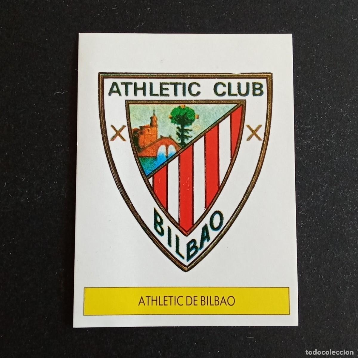 Cromos de f&uacute;tbol: ESCUDO ATHLETIC BILBAO CROMO EDITORIAL FESTIVAL 1987 1988 LIGA 87 88 NUNCA PEGADO