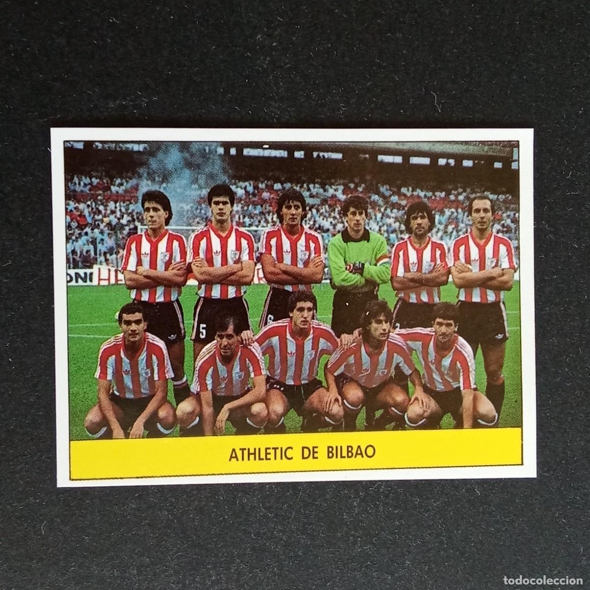 Cromos de f&uacute;tbol: ALINEACION ATHLETIC BILBAO CROMO EDITORIAL FESTIVAL 1987 1988 LIGA 87 88 NUNCA PEGADO