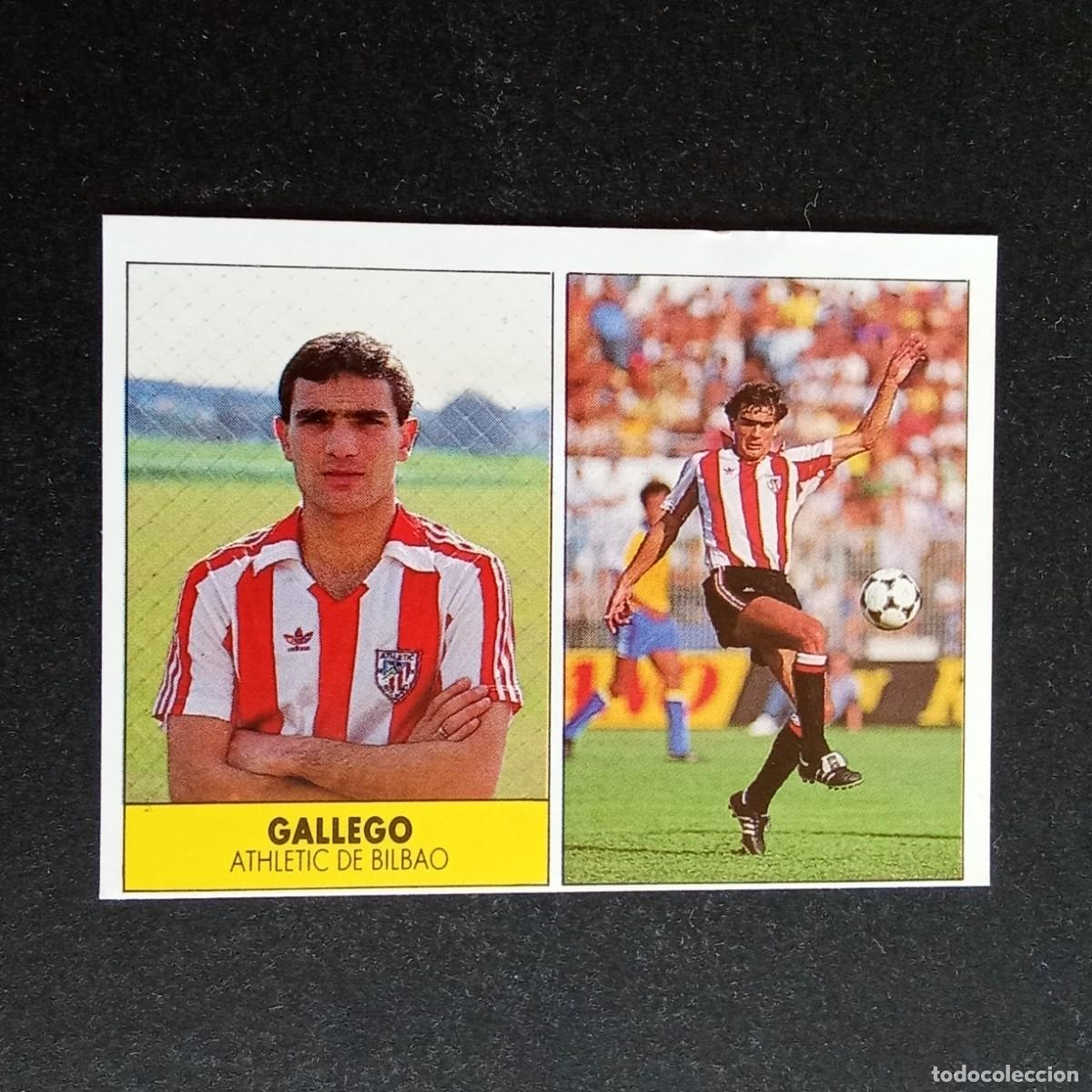 Cromos de f&uacute;tbol: GALLEGO ATHLETIC BILBAO CROMO EDITORIAL FESTIVAL 1987 1988 LIGA 87 88 NUNCA PEGADO