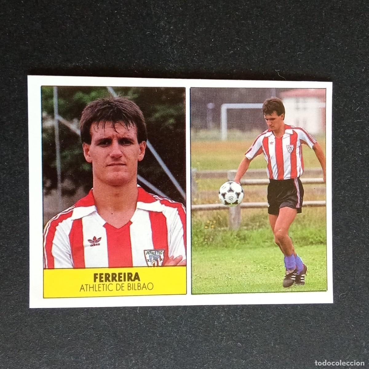Cromos de f&uacute;tbol: FERREIRA ATHLETIC BILBAO CROMO EDITORIAL FESTIVAL 1987 1988 LIGA 87 88 NUNCA PEGADO
