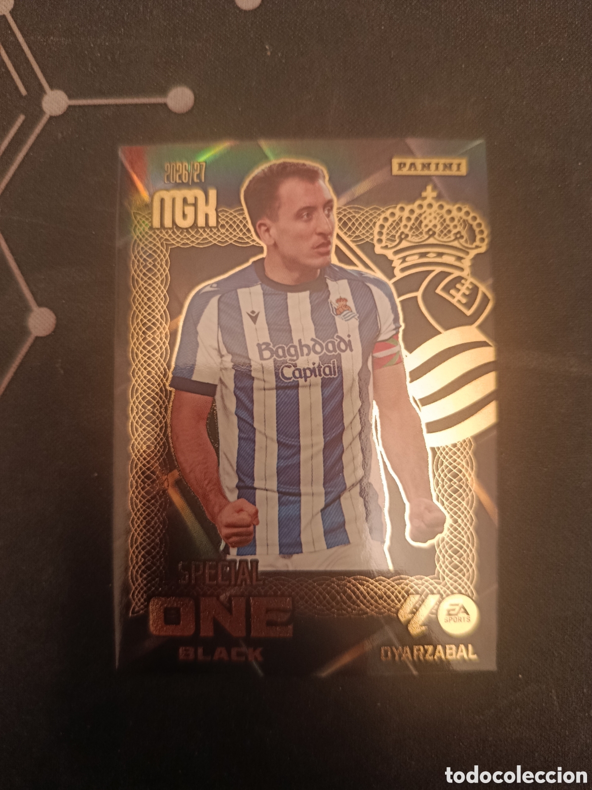 Cromos de f&uacute;tbol: Oyarzabal Special One Black Megacracks 26/27