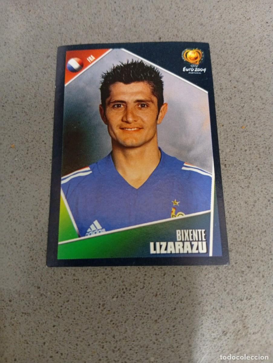 Cartes &agrave; collectionner de Football: BIXENTE LIZARAZU 97 FRANCIA EURO 2004 PORTUGAL NUNCA PEGADO SIN PEGAR