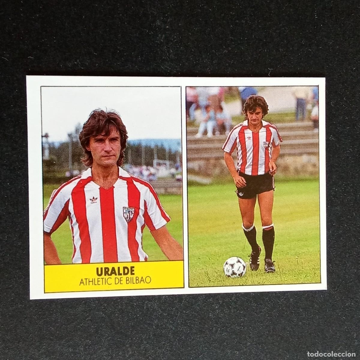 Cromos de f&uacute;tbol: URALDE ATHLETIC BILBAO CROMO EDITORIAL FESTIVAL 1987 1988 LIGA 87 88 NUNCA PEGADO