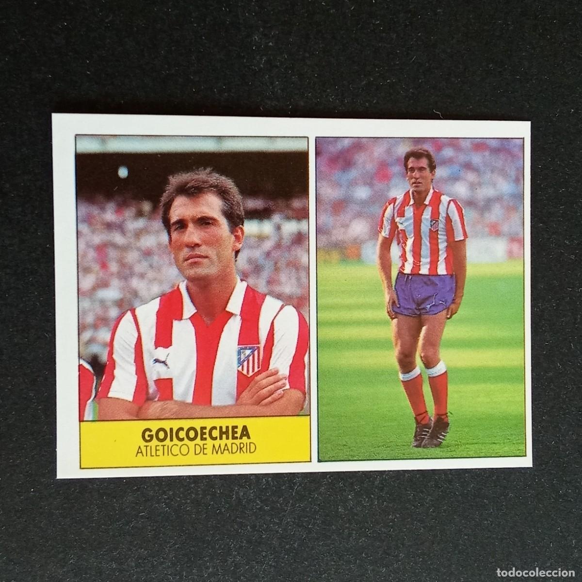 Cromos de f&uacute;tbol: GOICOCHEA ATLETICO MADRID CROMO EDITORIAL FESTIVAL 1987 1988 LIGA 87 88 NUNCA PEGADO