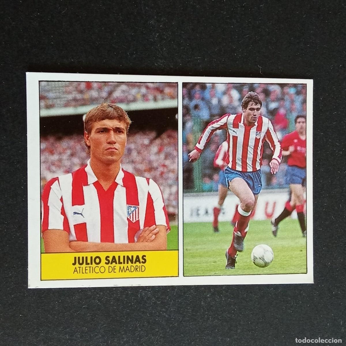 Cromos de f&uacute;tbol: JULIO SALINAS ATLETICO MADRID CROMO EDITORIAL FESTIVAL 1987 1988 LIGA 87 88 NUNCA PEGADO