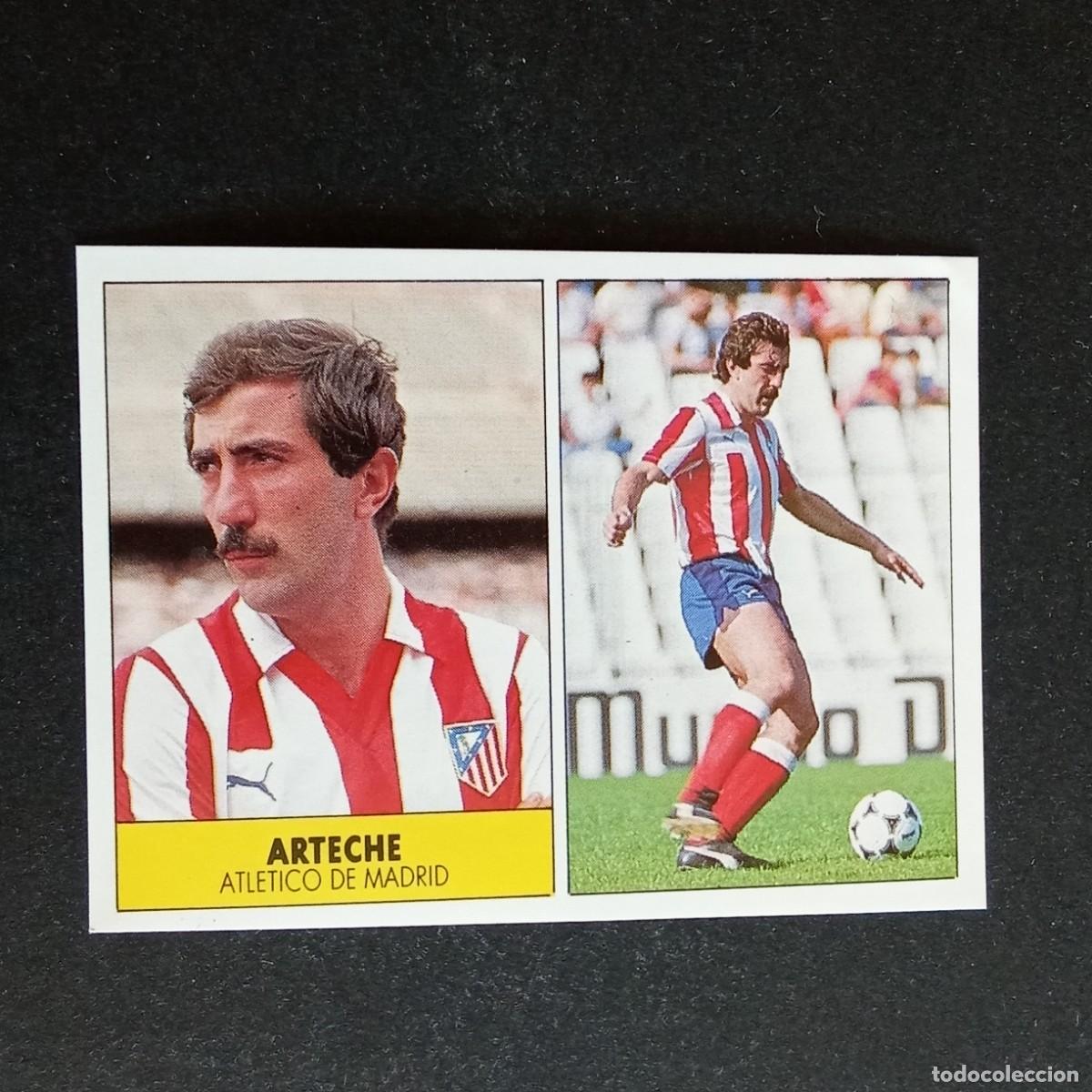 Cromos de f&uacute;tbol: ARTECHE ATLETICO MADRID CROMO EDITORIAL FESTIVAL 1987 1988 LIGA 87 88 NUNCA PEGADO