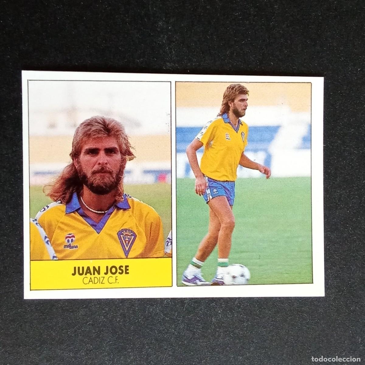Cromos de f&uacute;tbol: JUAN JOSE CADIZ CROMO EDITORIAL FESTIVAL 1987 1988 LIGA 87 88 NUNCA PEGADO