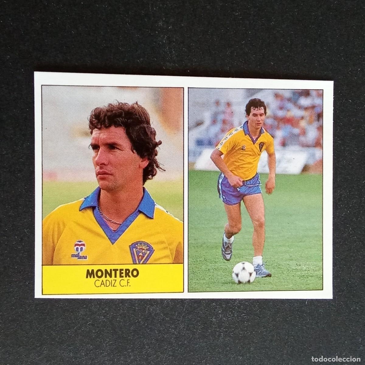 Cromos de f&uacute;tbol: MONTERO CADIZ CROMO EDITORIAL FESTIVAL 1987 1988 LIGA 87 88 NUNCA PEGADO