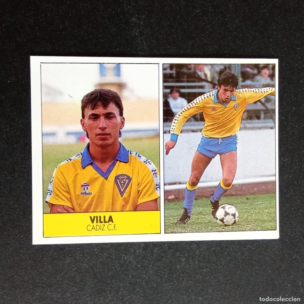 Football Stickers: VILLA CADIZ CROMO EDITORIAL FESTIVAL 1987 1988 LIGA 87 88 NUNCA PEGADO