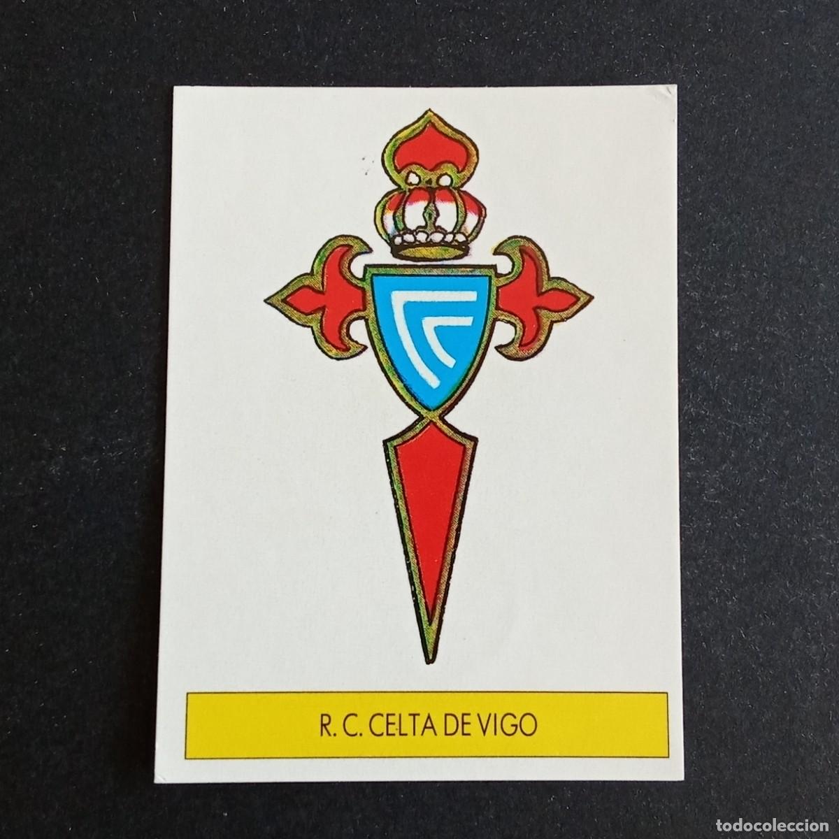 Football Stickers: ESCUDO CELTA CROMO EDITORIAL FESTIVAL 1987 1988 LIGA 87 88 NUNCA PEGADO