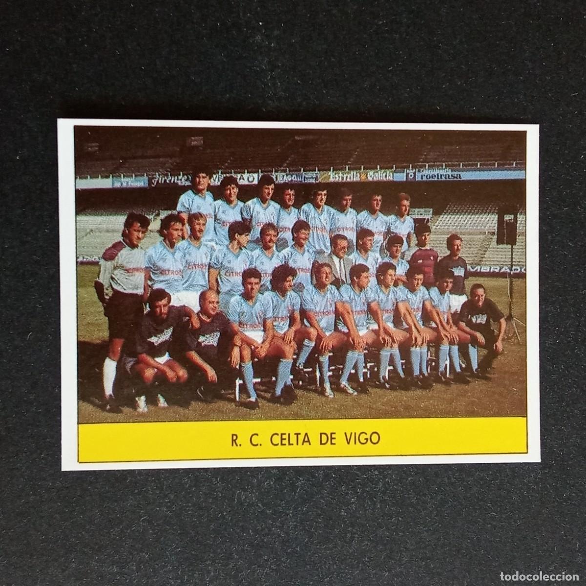 Football Stickers: ALINEACION CELTA CROMO EDITORIAL FESTIVAL 1987 1988 LIGA 87 88 NUNCA PEGADO
