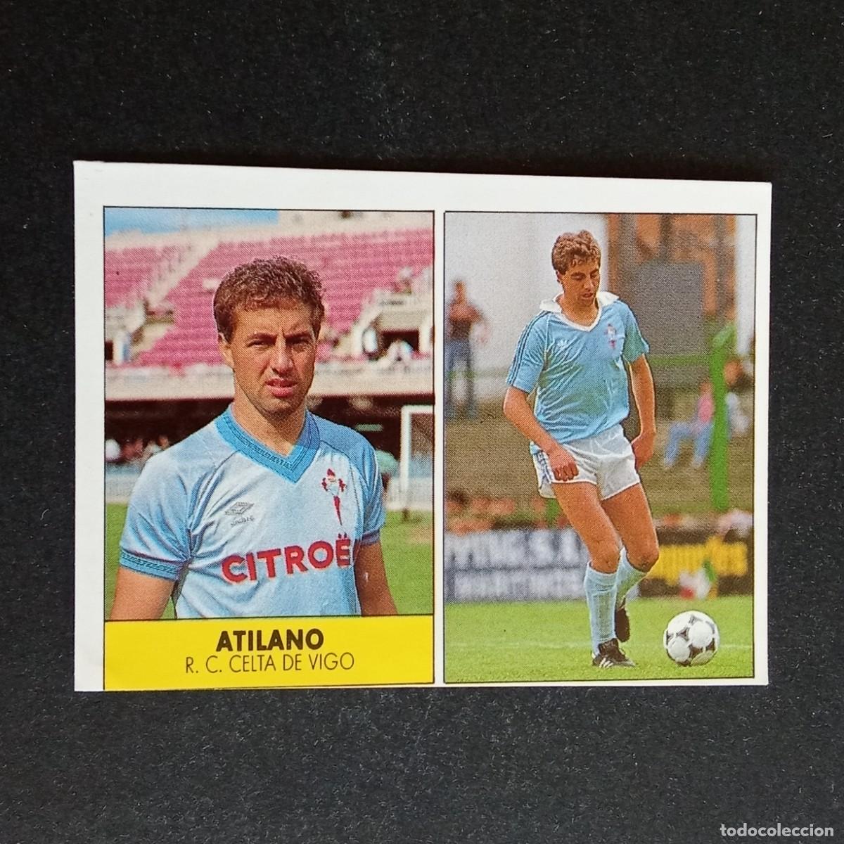 Football Stickers: ATILANO CELTA CROMO EDITORIAL FESTIVAL 1987 1988 LIGA 87 88 NUNCA PEGADO