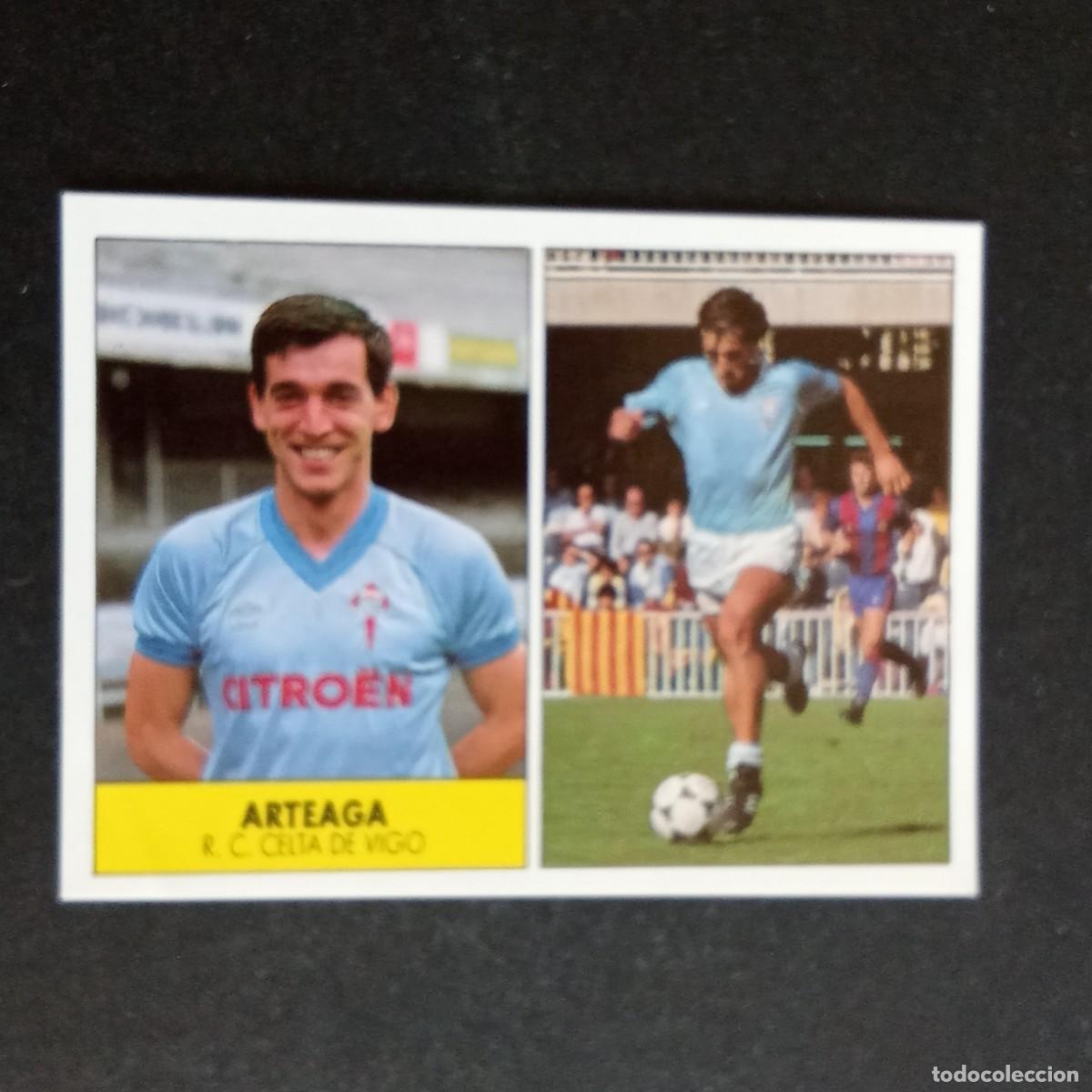 Cromos de f&uacute;tbol: ARTEAGA CELTA CROMO EDITORIAL FESTIVAL 1987 1988 LIGA 87 88 NUNCA PEGADO