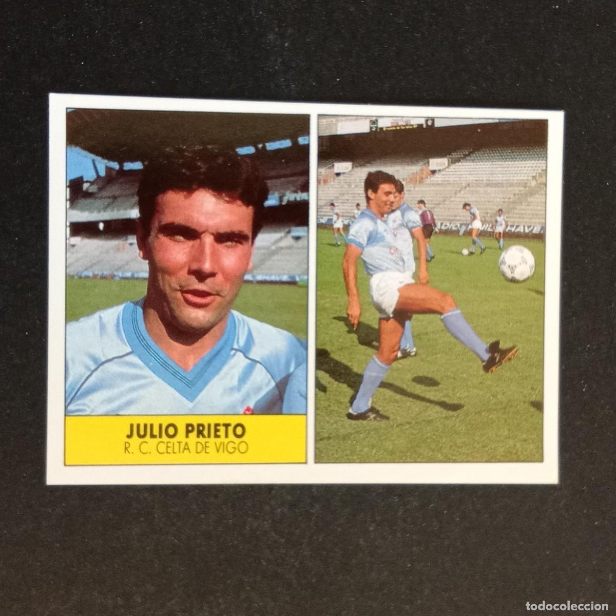 Cromos de f&uacute;tbol: JULIO PRIETO CELTA CROMO EDITORIAL FESTIVAL 1987 1988 LIGA 87 88 NUNCA PEGADO