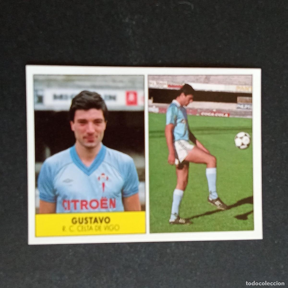 Cromos de f&uacute;tbol: GUSTAVO CELTA CROMO EDITORIAL FESTIVAL 1987 1988 LIGA 87 88 NUNCA PEGADO