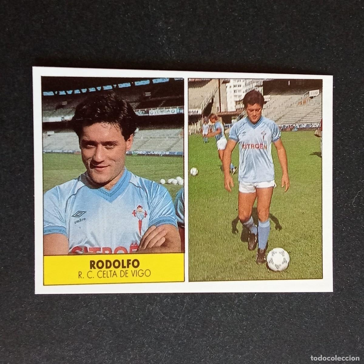 Cromos de f&uacute;tbol: RODOLFO CELTA CROMO EDITORIAL FESTIVAL 1987 1988 LIGA 87 88 NUNCA PEGADO