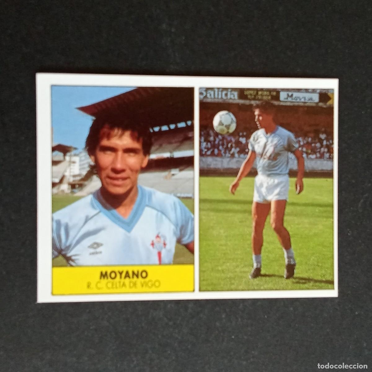 Cromos de f&uacute;tbol: MOYANO CELTA CROMO EDITORIAL FESTIVAL 1987 1988 LIGA 87 88 NUNCA PEGADO