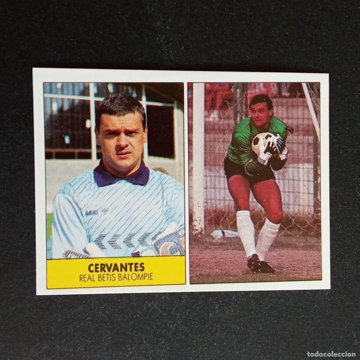 Cromos de f&uacute;tbol: CERVANTES BETIS CROMO EDITORIAL FESTIVAL 1987 1988 LIGA 87 88 NUNCA PEGADO