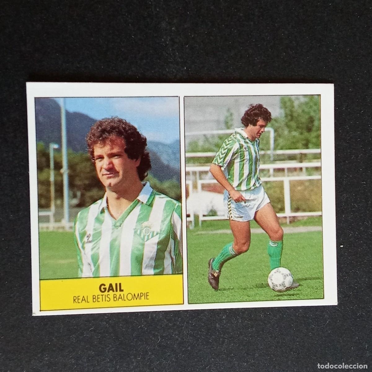 Cromos de f&uacute;tbol: GAIL BETIS CROMO EDITORIAL FESTIVAL 1987 1988 LIGA 87 88 NUNCA PEGADO