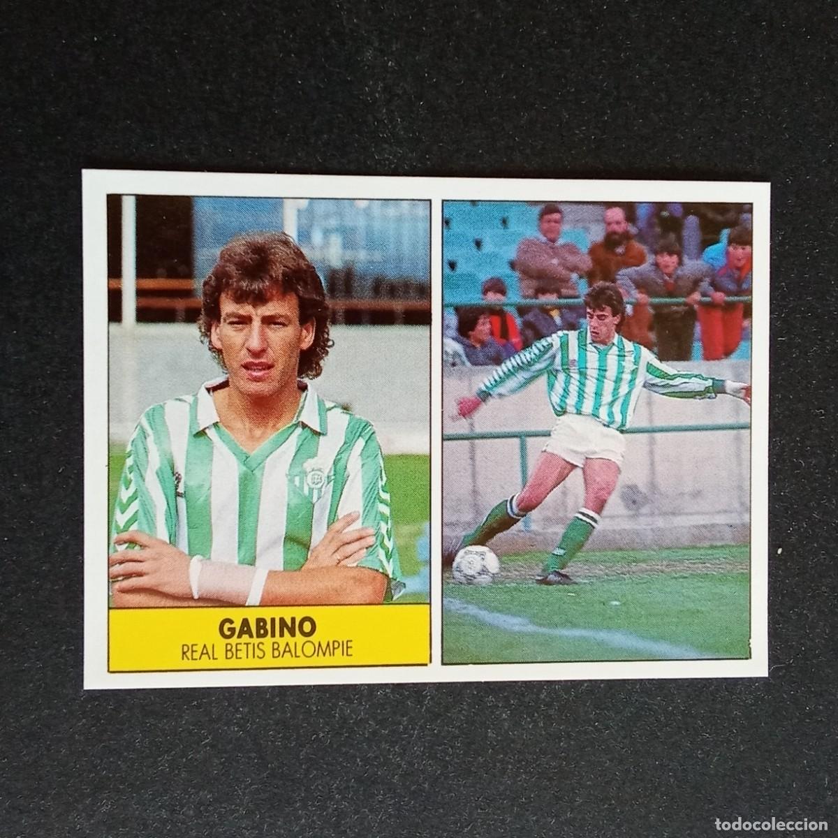 Cromos de f&uacute;tbol: GABINO BETIS CROMO EDITORIAL FESTIVAL 1987 1988 LIGA 87 88 NUNCA PEGADO