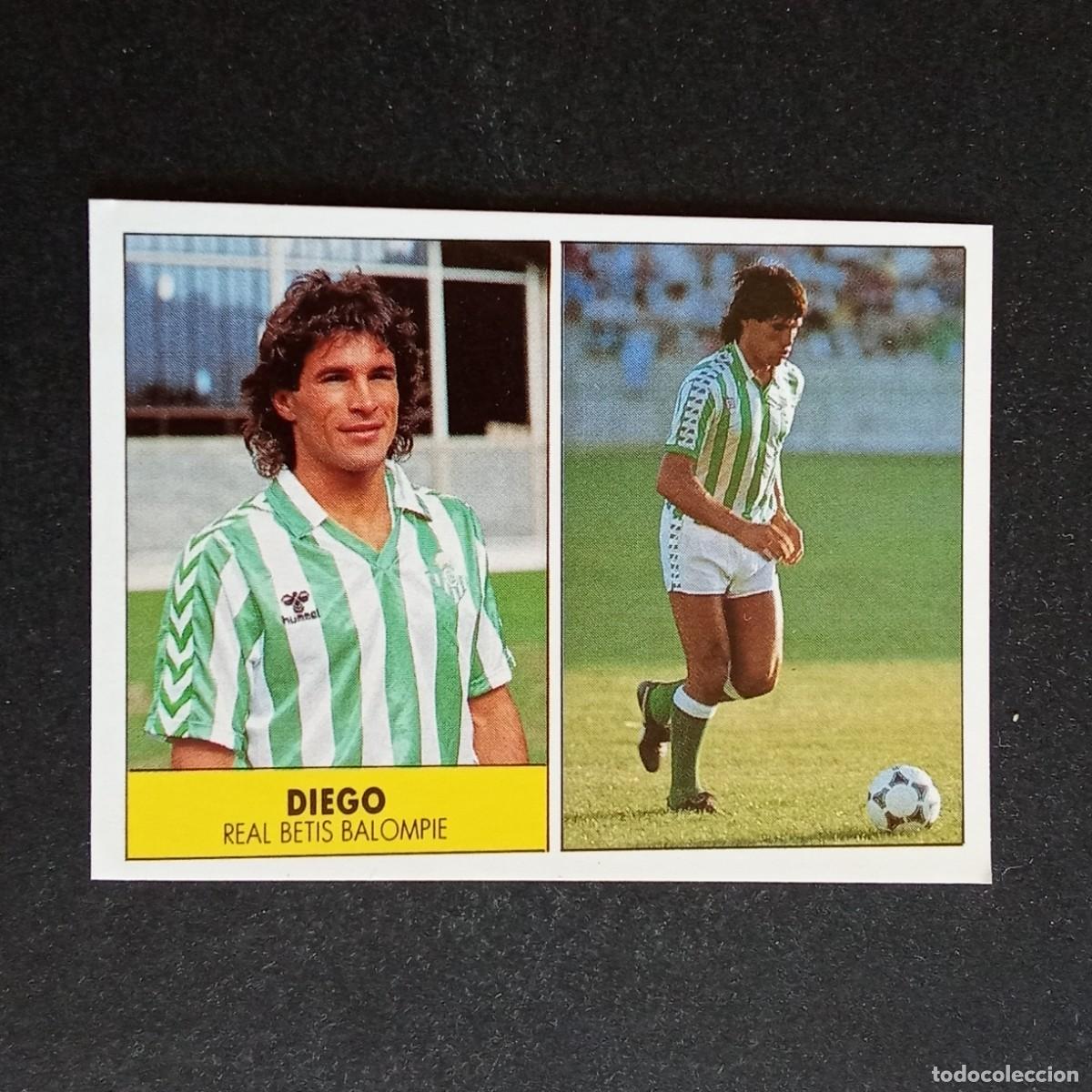 Cromos de f&uacute;tbol: DIEGO BETIS CROMO EDITORIAL FESTIVAL 1987 1988 LIGA 87 88 NUNCA PEGADO