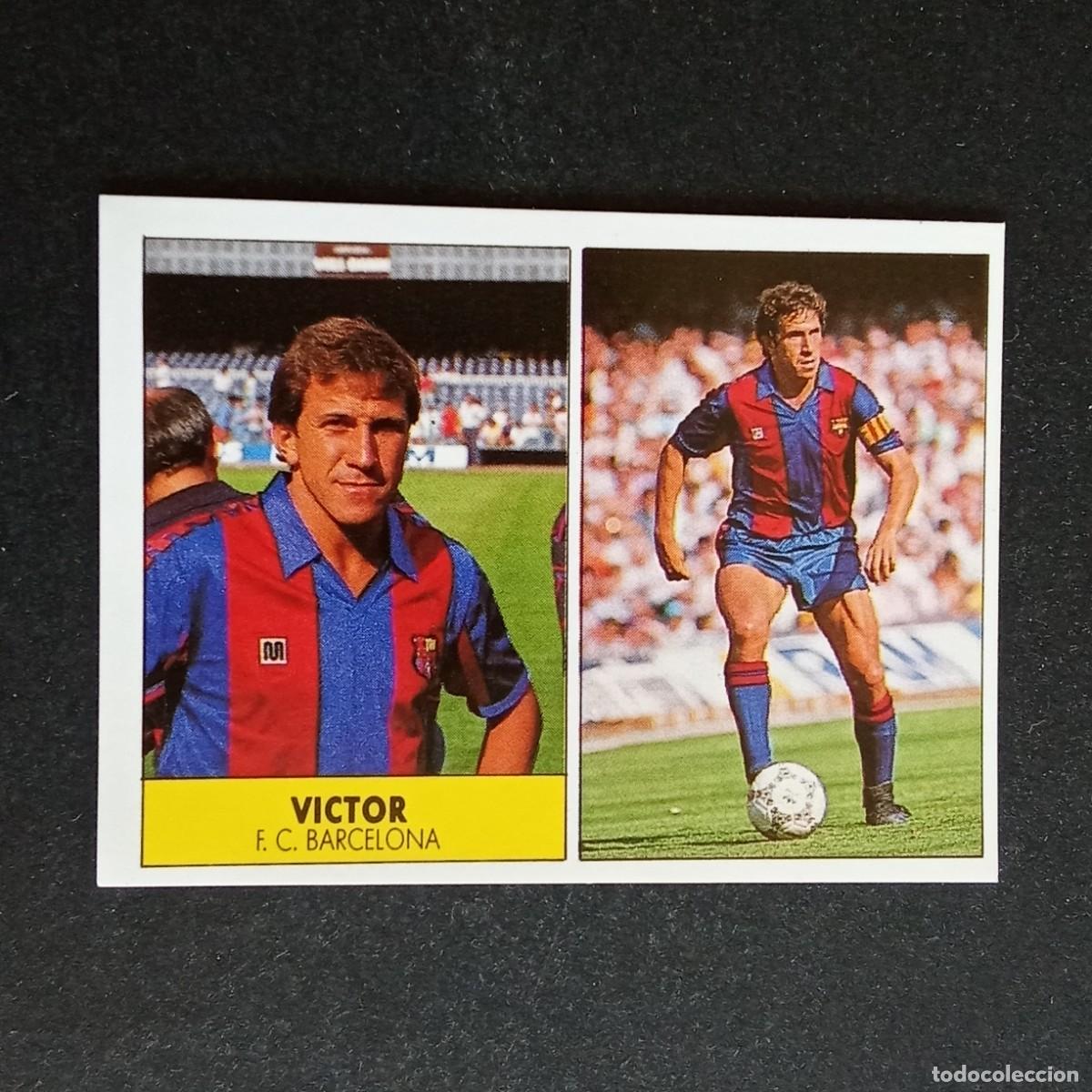 Cromos de f&uacute;tbol: VICTOR BARCELONA CROMO EDITORIAL FESTIVAL 1987 1988 LIGA 87 88 NUNCA PEGADO