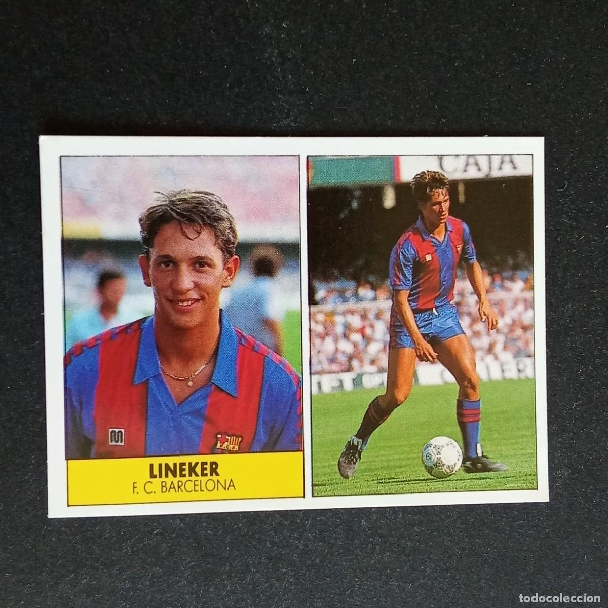 Cromos de f&uacute;tbol: LINEKER BARCELONA CROMO EDITORIAL FESTIVAL 1987 1988 LIGA 87 88 NUNCA PEGADO