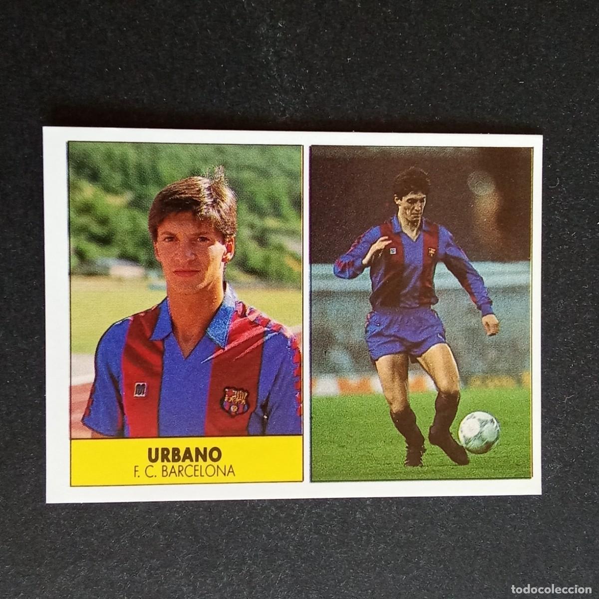 Cromos de f&uacute;tbol: URBANO BARCELONA CROMO EDITORIAL FESTIVAL 1987 1988 LIGA 87 88 NUNCA PEGADO