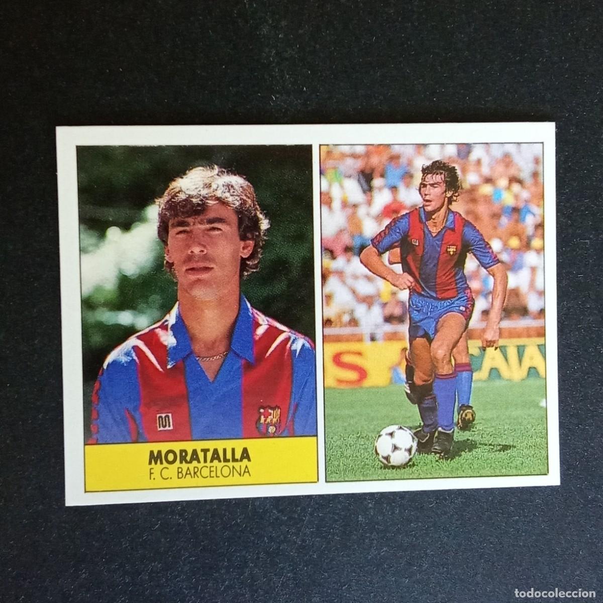 Cromos de f&uacute;tbol: MORATALLA BARCELONA CROMO EDITORIAL FESTIVAL 1987 1988 LIGA 87 88 NUNCA PEGADO