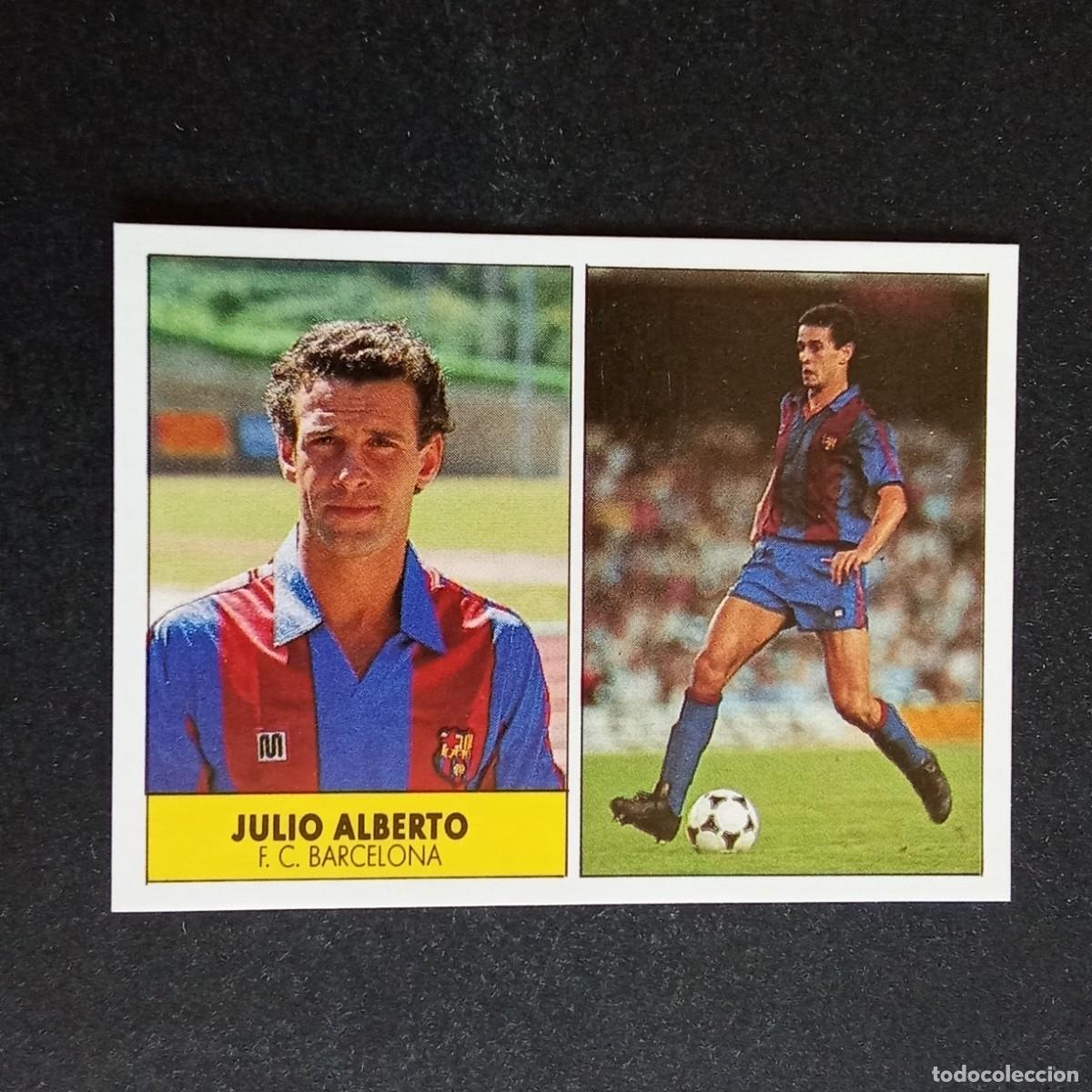 Cromos de f&uacute;tbol: JULIO ALBERTO BARCELONA CROMO EDITORIAL FESTIVAL 1987 1988 LIGA 87 88 NUNCA PEGADO