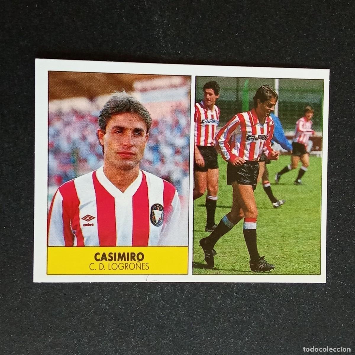 Cromos de f&uacute;tbol: CASIMIRO LOGRO&Ntilde;ES CROMO EDITORIAL FESTIVAL 1987 1988 LIGA 87 88 NUNCA PEGADO