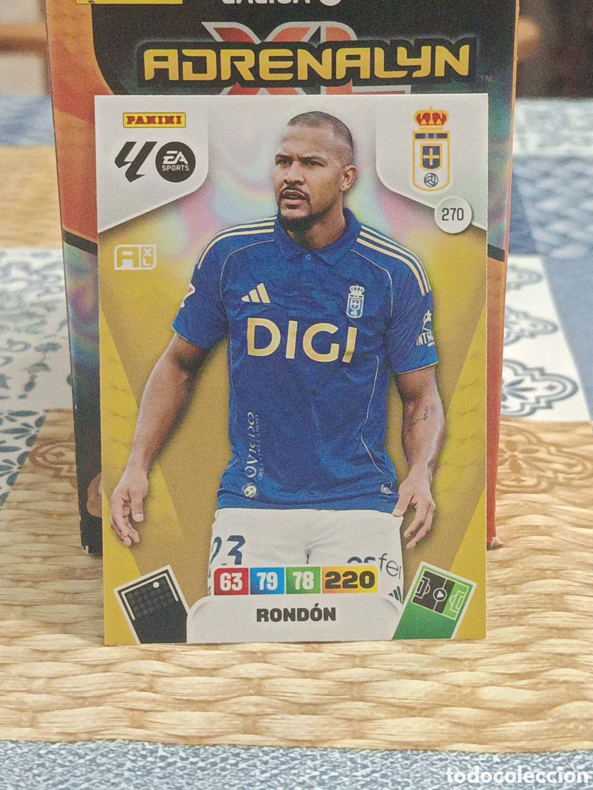 Figurine di Calcio: RONDON OVIEDO N&ordm; 270 LIGA ADRENALYN 25 26 2025 2026 PANINI
