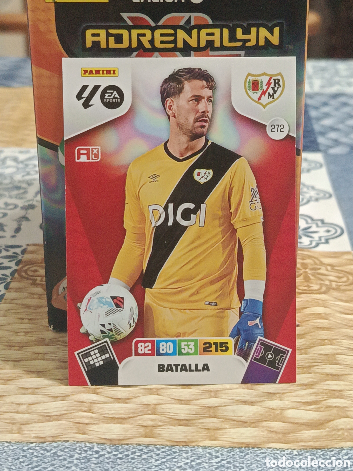 Figurine di Calcio: BATALLA RAYO VALLECANO N&ordm; 272 LIGA ADRENALYN 25 26 2025 2026 PANINI