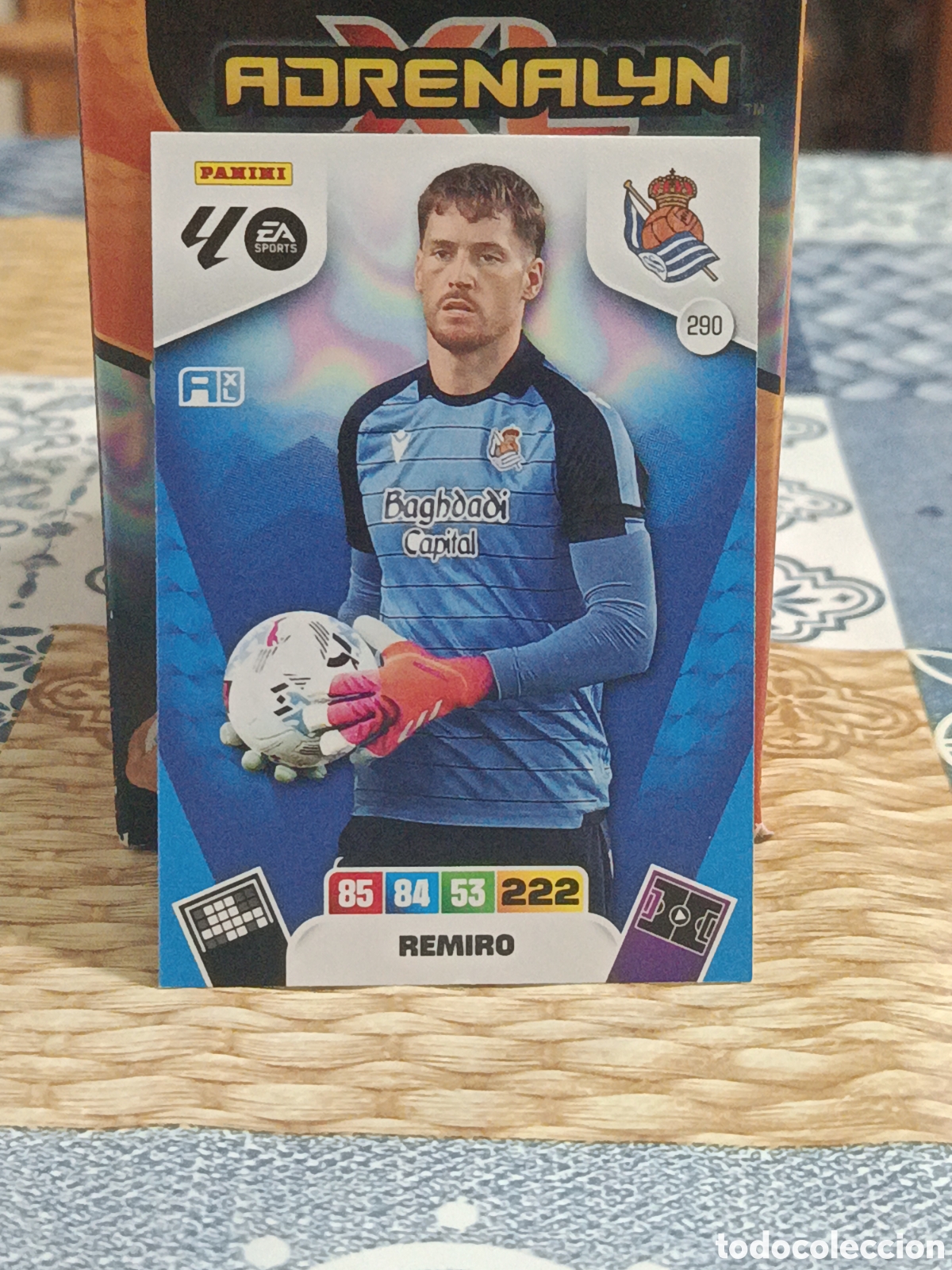 Cromos de Futebol: REMIRO REAL SOCIEDAD N&ordm; 290 LIGA ADRENALYN 25 26 2025 2026 PANINI
