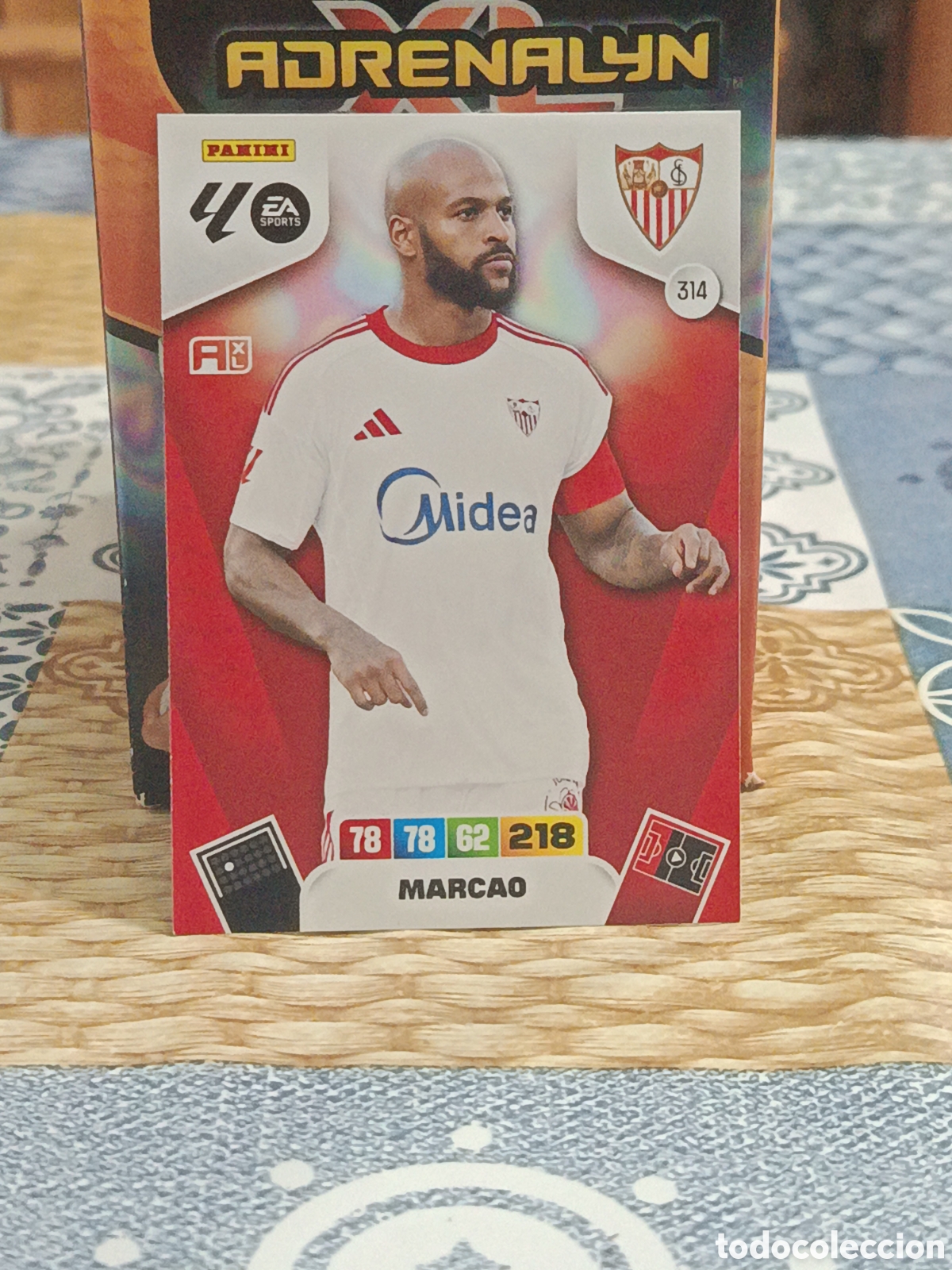 Fu&szlig;ball-Sticker: MARCAO SEVILLA N&ordm; 314 LIGA ADRENALYN 25 26 2025 2026 PANINI
