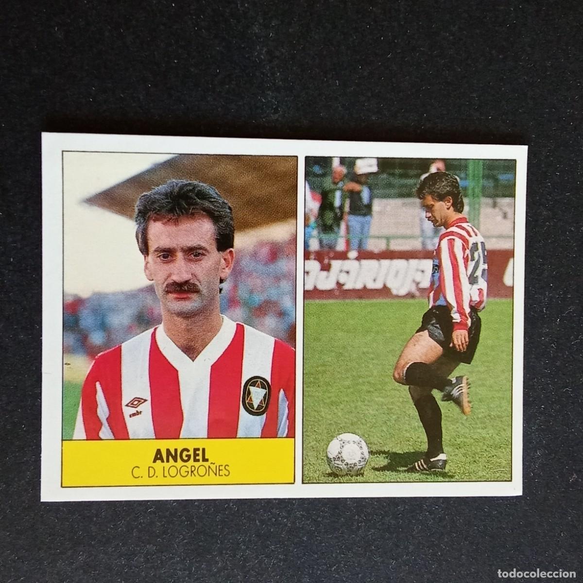 Cromos de f&uacute;tbol: ANGEL LOGRO&Ntilde;ES CROMO EDITORIAL FESTIVAL 1987 1988 LIGA 87 88 NUNCA PEGADO