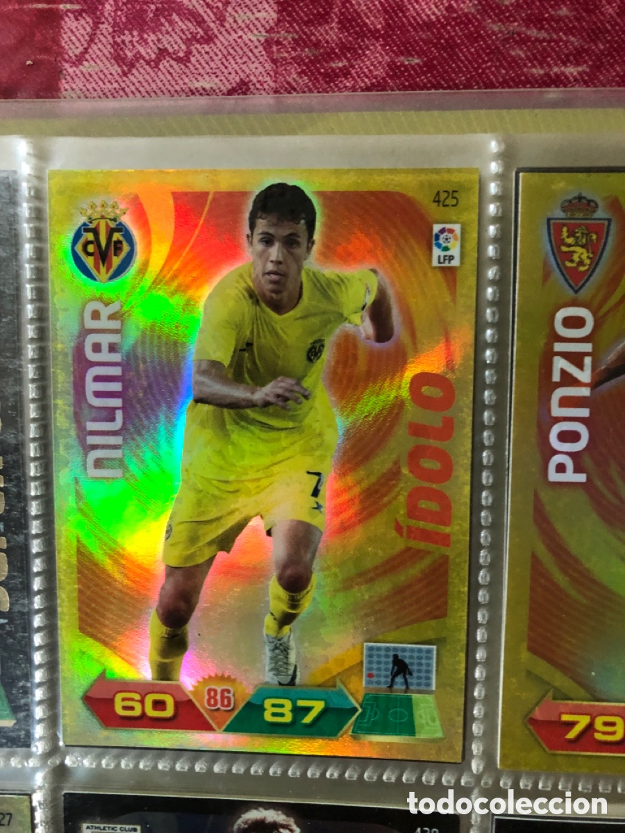 Cromos de f&uacute;tbol: Nilmar &Iacute;dolo N&ordm; 425 Villarreal CF La Liga BBVA Adrenalyn XL 2011 2012 Panini 11 12
