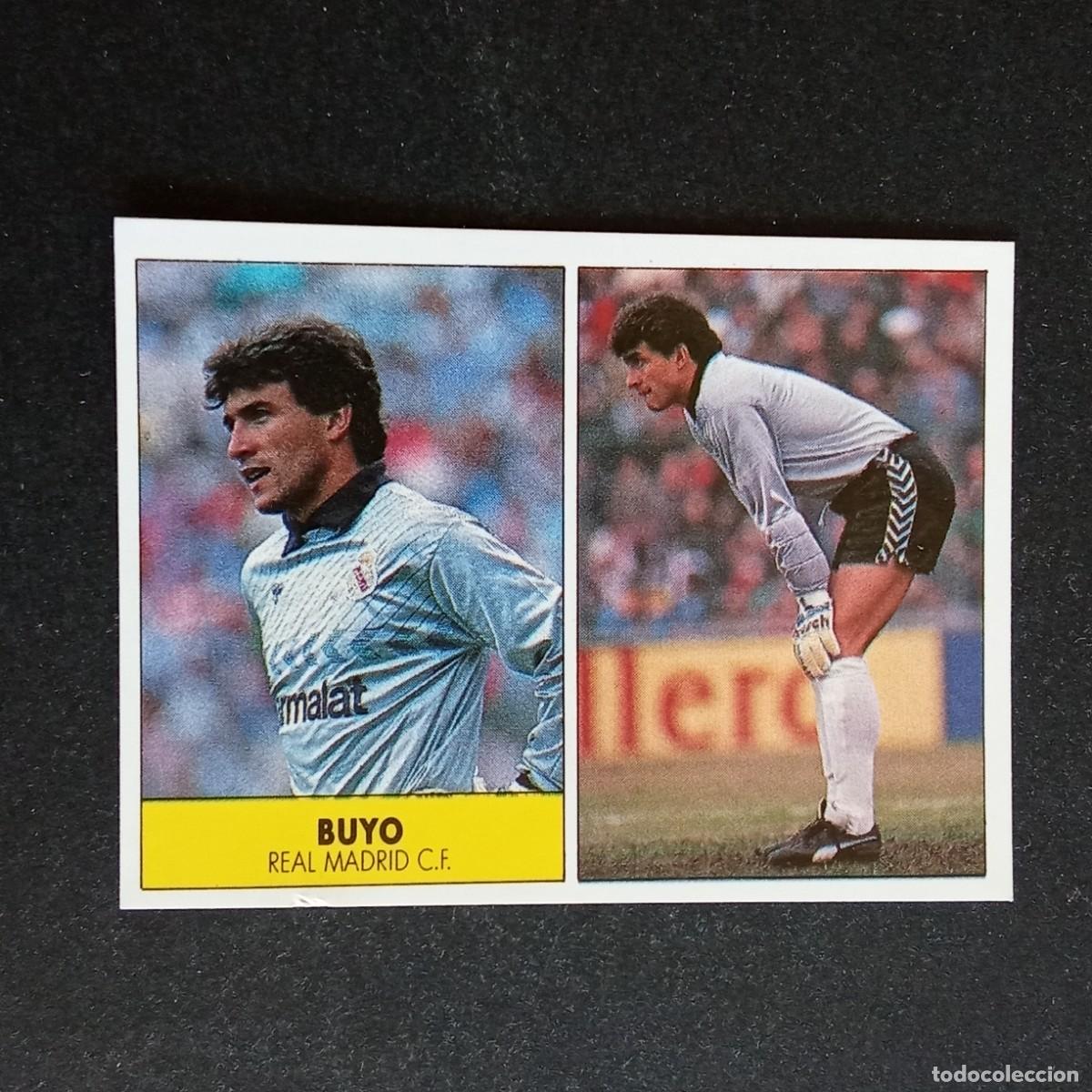 Cromos de f&uacute;tbol: BUYO REAL MADRID CROMO EDITORIAL FESTIVAL 1987 1988 LIGA 87 88 NUNCA PEGADO