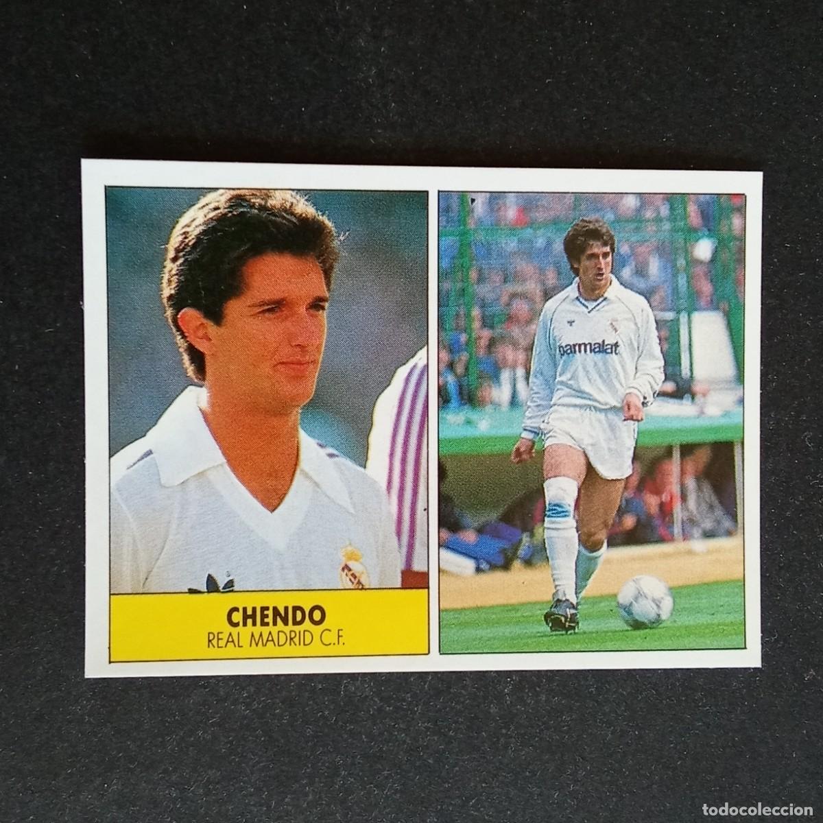Cromos de f&uacute;tbol: CHENDO REAL MADRID CROMO EDITORIAL FESTIVAL 1987 1988 LIGA 87 88 NUNCA PEGADO
