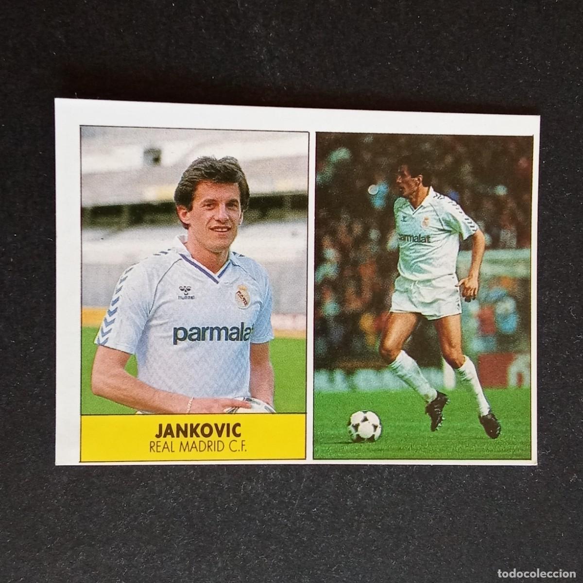 Cromos de f&uacute;tbol: JANKOVIC REAL MADRID CROMO EDITORIAL FESTIVAL 1987 1988 LIGA 87 88 NUNCA PEGADO