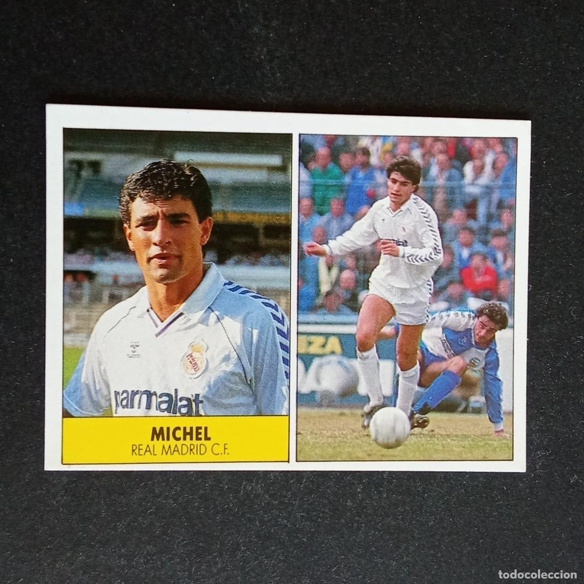 Cromos de f&uacute;tbol: MICHEL REAL MADRID CROMO EDITORIAL FESTIVAL 1987 1988 LIGA 87 88 NUNCA PEGADO