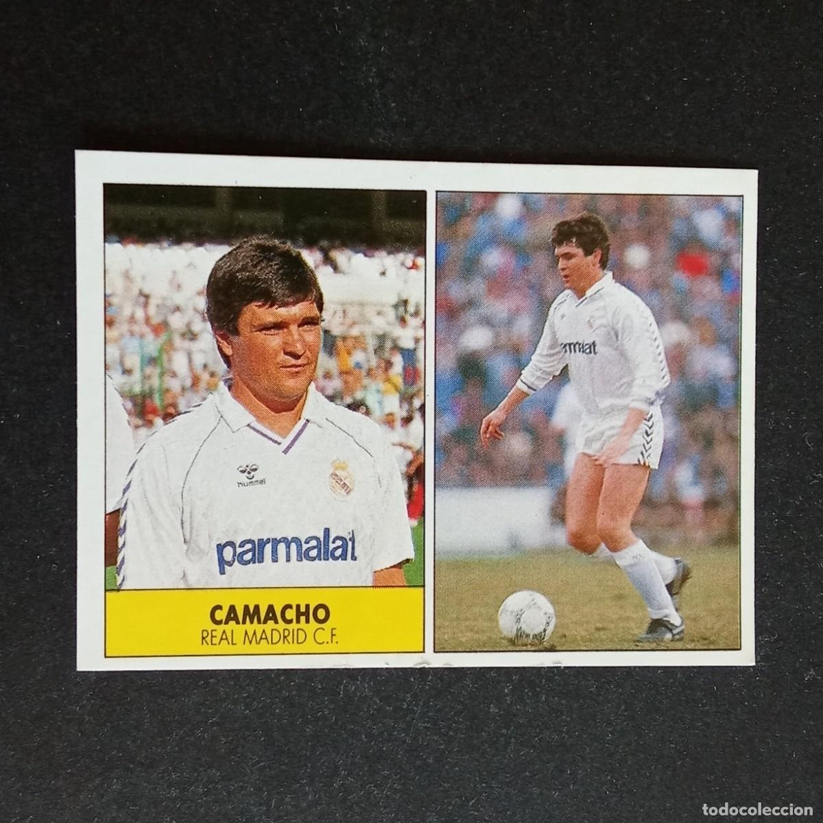 Cromos de f&uacute;tbol: CAMACHO REAL MADRID CROMO EDITORIAL FESTIVAL 1987 1988 LIGA 87 88 NUNCA PEGADO