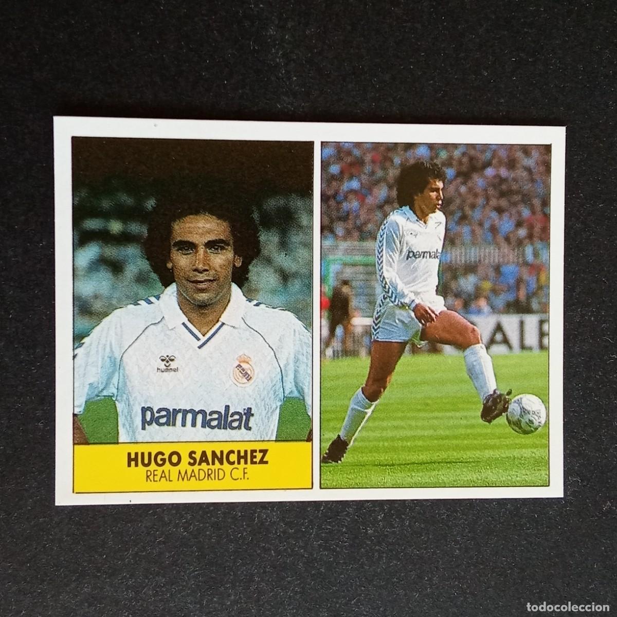 Cromos de f&uacute;tbol: HUGO SANCHEZ REAL MADRID CROMO EDITORIAL FESTIVAL 1987 1988 LIGA 87 88 NUNCA PEGADO