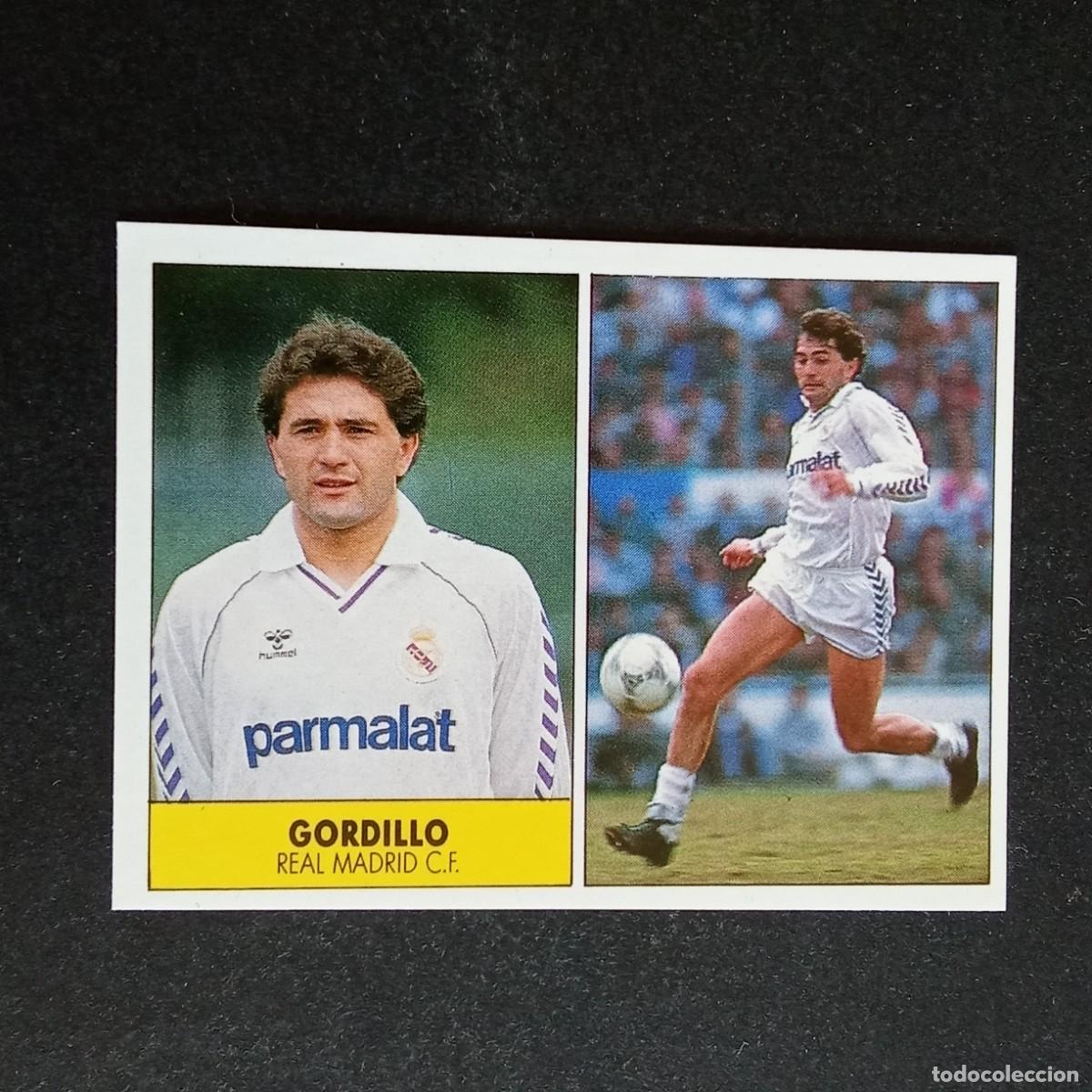 Cromos de f&uacute;tbol: GORDILLO REAL MADRID CROMO EDITORIAL FESTIVAL 1987 1988 LIGA 87 88 NUNCA PEGADO